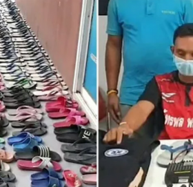 चप्पलसँग सम्भोग ! एक युवकले चोरे १२६ जोर जुत्ताचप्पल