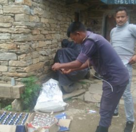 त्रिबेणी नगरपालिकामा रक्सी बरामत