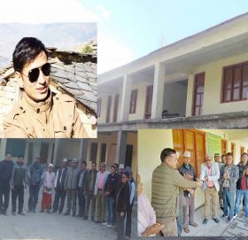 बिद्यालय भवन निर्माण बाट नाफा भएको पैसा बिद्यालयलाई नै सहयोग