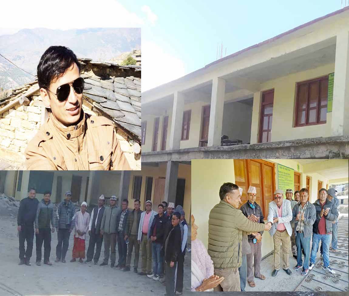 बिद्यालय भवन निर्माण बाट नाफा भएको पैसा बिद्यालयलाई नै सहयोग