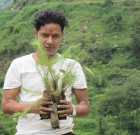 जन्म उत्सबमा बृक्षारोपण