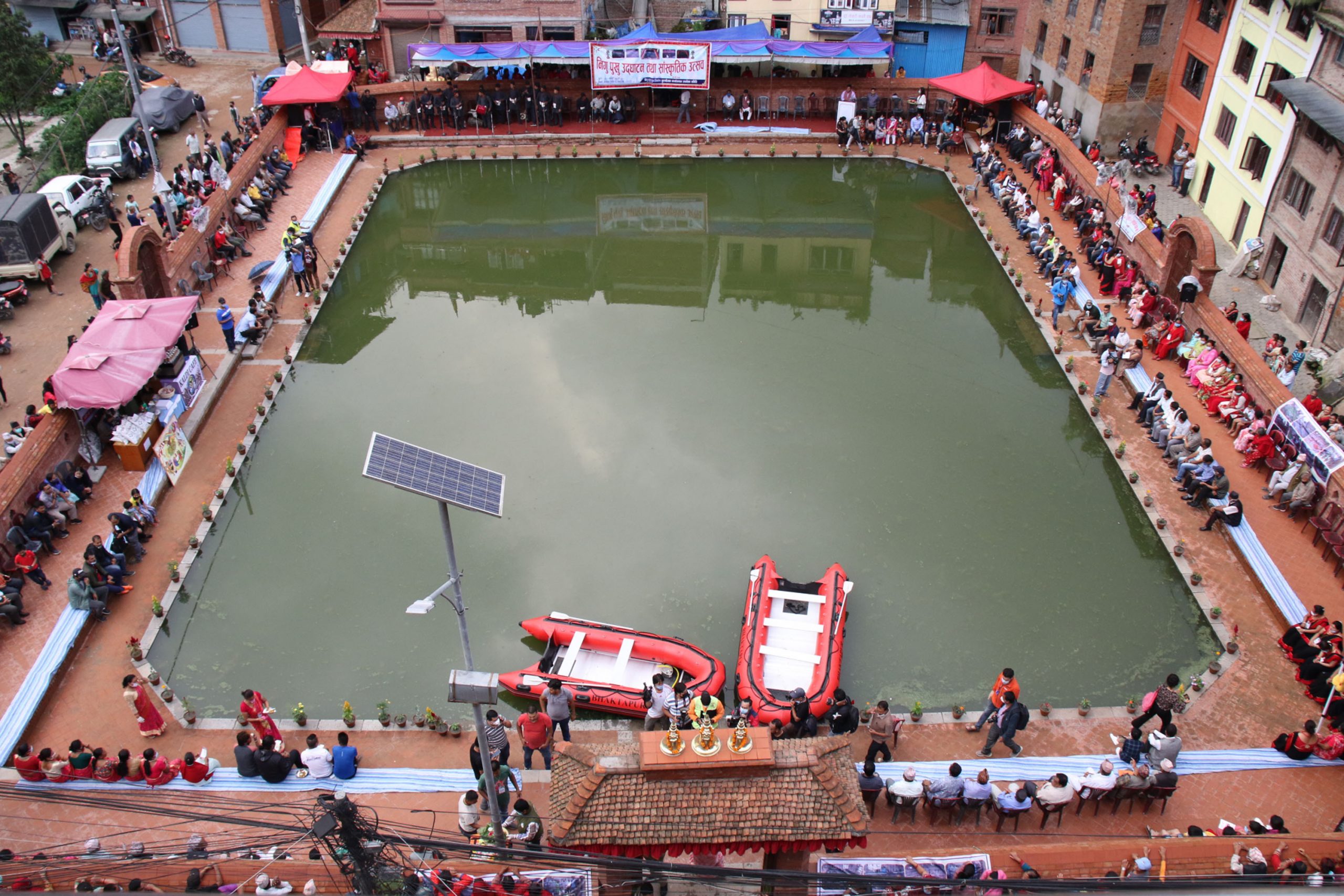 ३०० वर्ष पुरानो पोखरीले पायो नयाँ जीवन