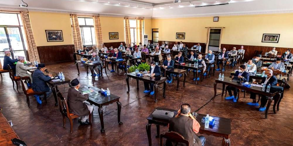 दिउँसो ३ बजे बस्नेगरी नेकपा बैठक स्थगित