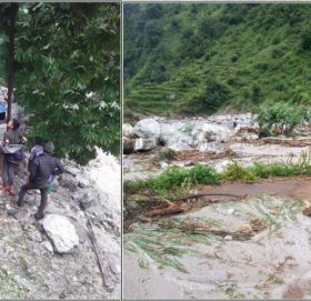 बझाङको बुङ्गलमा बाढी आउँदा लाखौंको क्षति