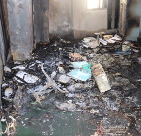 अज्ञात समुहद्धारा बुढीगंगा नगरपालिकाको लेखा फाटमा आगलागी