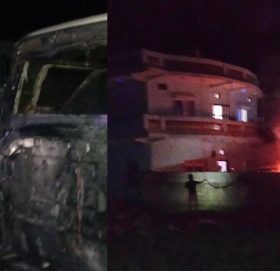 कैलालीमा उपमेयरको गाडीमा आगजनी