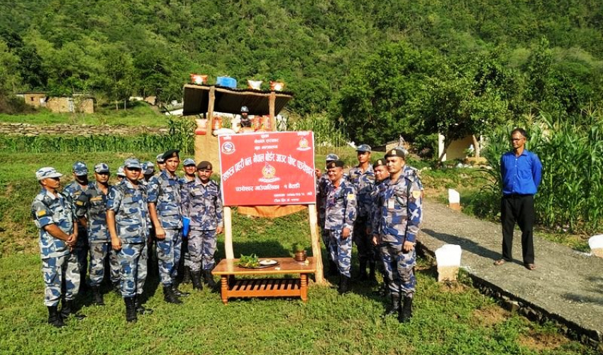 बैतडीको पञ्चेश्वरमा सशस्त्र प्रहरीको बिओपी स्थापना