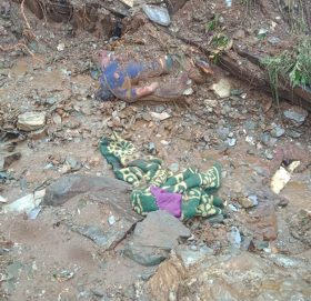 जाजरकोटको बारेकोटमा पहिरो : एकको मृत्यु, ११ बेपत्ता, दुई घर बगे