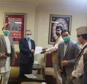 बाढी पहिरो प्रभाबितलाई ब्यबस्थापनको लागि गृहमन्त्रीलाई ध्यानआर्कषण