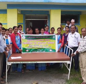 सुदुरपश्चिम समाज दक्षिण कोरियाद्धारा बुढिगंगा नगरपालिकामा अाइसाेलेशन बेड सहयाेग