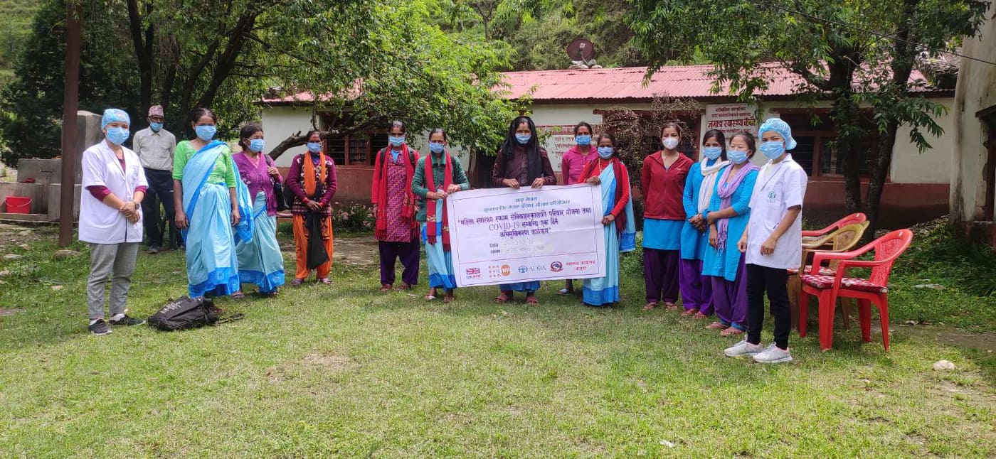 लकडाउनमा आड्रा नेपालको बाजुरामा परिवार नियोजन सेवा