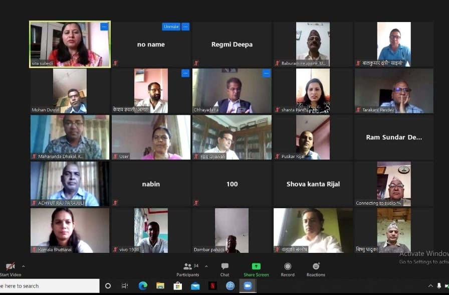 साइनो वाङमय प्रतिष्ठानको समिक्षा बैठक सम्पन्न