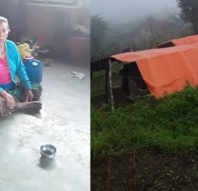 पहिरोले बिचल्ली पारेपछि पालमा बसेकालाई चिसोको समस्या