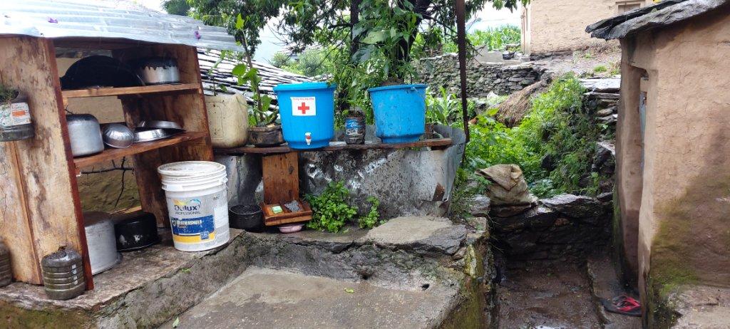 नमुना बस्ति बन्दै बडिमालिका नगरपालिका ६ काे गैरीगाउ टोल