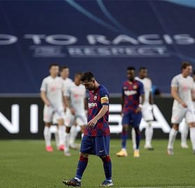 बायर्नसँग बार्सिलोनाको लज्जास्पद हार, ८–२ ले पराजित हुँदै क्वाटरफाइनलबाटै बाहिरियो