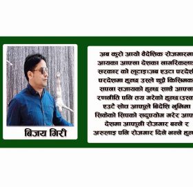 सरकार के तिम्रो मुटु ढुङ्गा कै हो त?