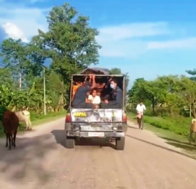 एक युवती सहित ६ जना पक्राउ