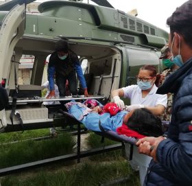 एक वर्षमा १६२ जना गर्भवती तथा सुत्केरी महिलाको हवाई उद्धार