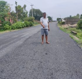 गुणस्तरहीन भन्दै नगरपालिकाद्वारा कालोपत्रे रोक्का