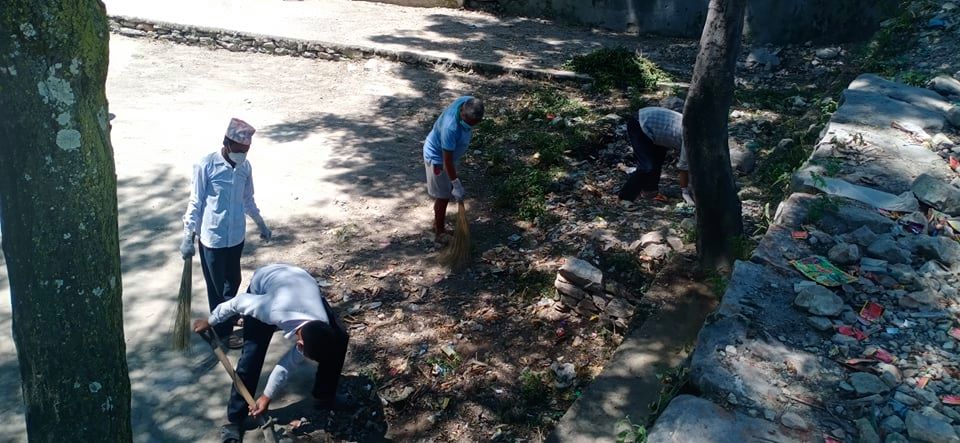 मुख्य मन्त्रि आउने भनेपछि दुर्गन्धित कोल्टिको शिवपार्क सफा गरियो