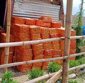 प्रहरी चौकी रिठाद्धारा अबैध मदिरा बरामत गरी नष्ट