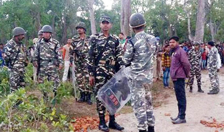 कञ्चनपुरमा भारतीय सुरक्षाकर्मीको अबरोधले हलियाको घर निर्माण अधुरै