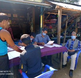 उद्योग बाणिज्य सघं बाजुराको टोली अनुगमनमा