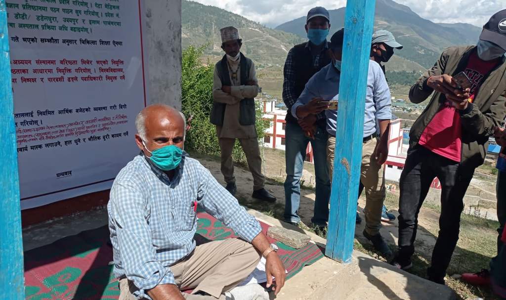 ६ बुँदे माग राख्दै डा गोविन्द केसीले जुम्लामा अनसन सुरु गरे