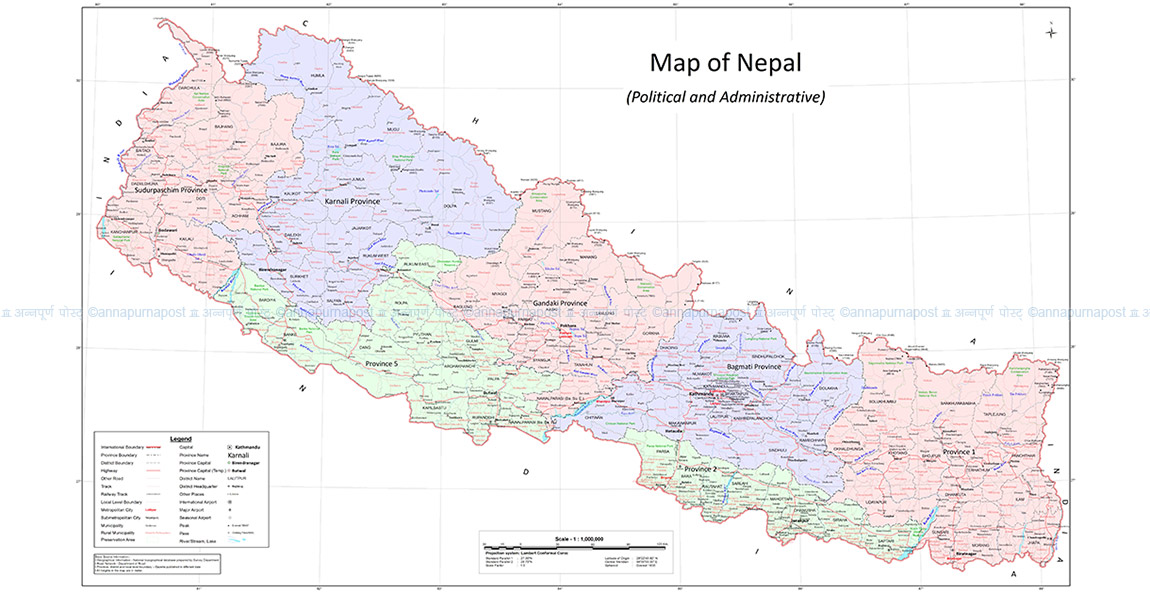 नेपालको क्षेत्रफल कति ?