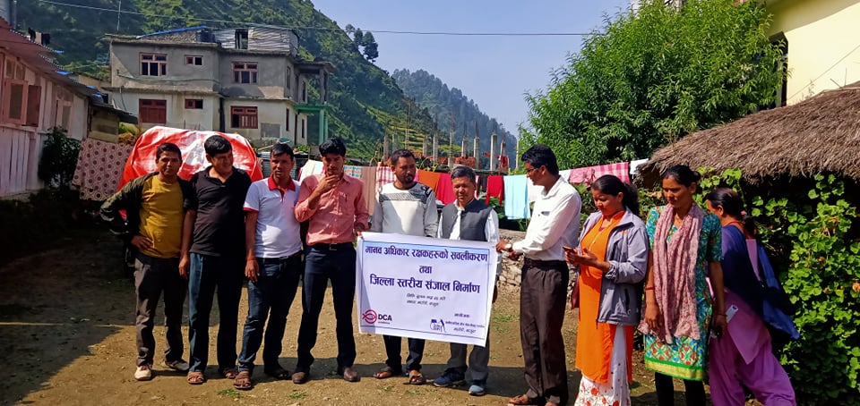 बाजुरामा  मानवअधिकार रक्षक संजाल गठन स‌योजकमा निमेन्द्र शाही