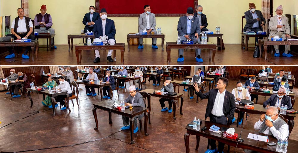 नेकपामा भागबन्डाका लागि तीन मन्त्रालय ‘टुक्रयाइँदै’