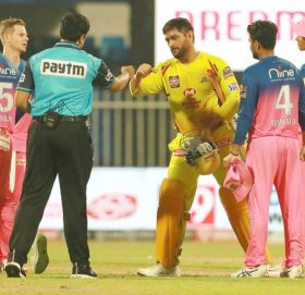 राजस्थानसँग चेन्नई १६ रनले पराजित