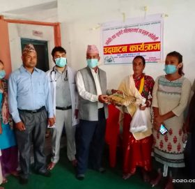 कुपोषण न्युनिकरण गर्न बुढिनन्दामा “उप प्रमुख कोसेली कार्यक्रम”