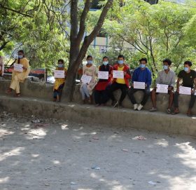 डाक्टर गोबिन्द केसीको समर्थन गर्दै बाजुराका बिद्यार्थी आन्दोलनमा