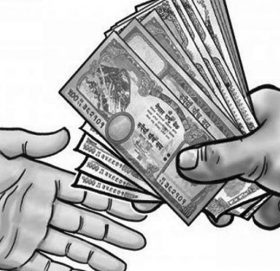 प्रहरी दिवसकै दिन चार लाख घुससहित हवल्दार पक्राउ