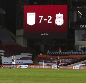 ५७ वर्षपछि लिभरपुलको पोष्टमा भिल्लाको सात गोल