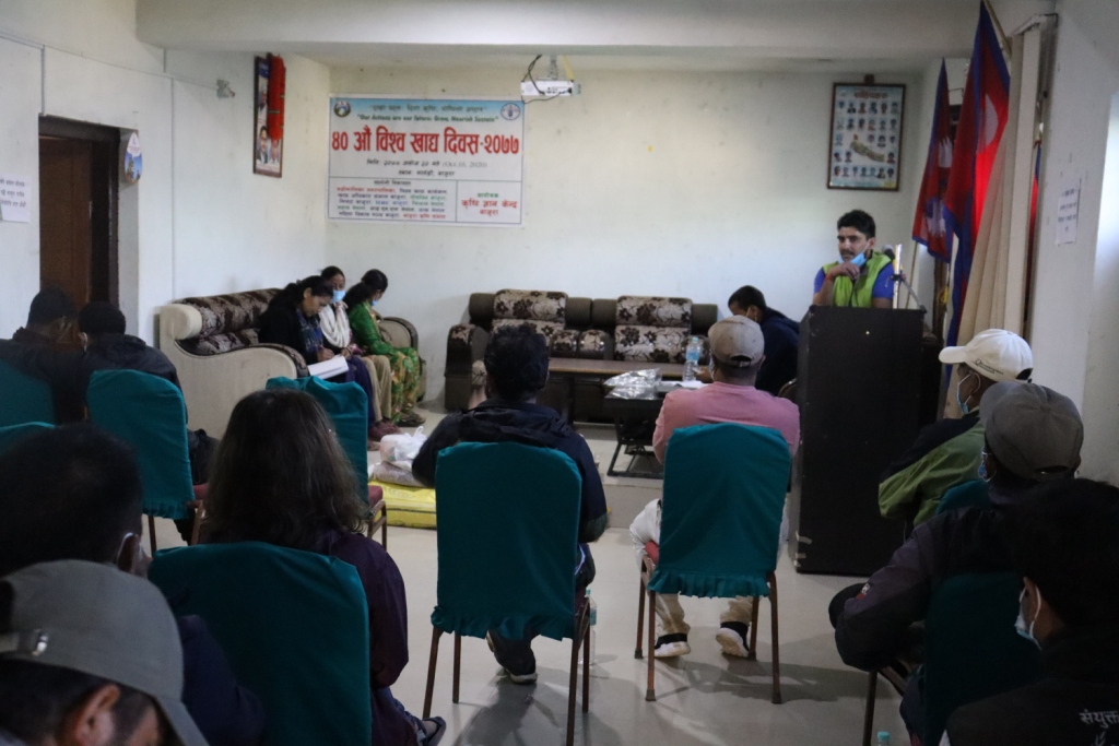 ४० औँ बिश्व खाद्य दिवस बाजुरामा पनी मनाइयो