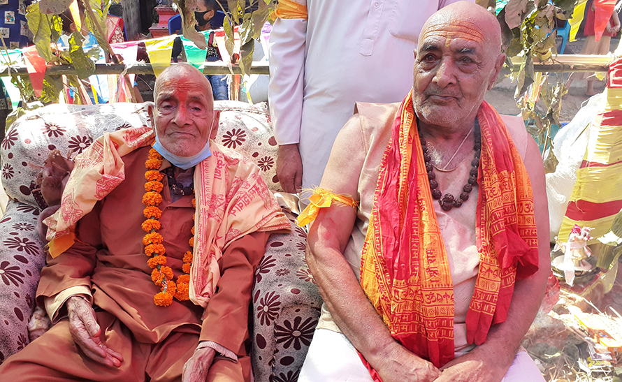 बाबुले गराइदिए छोराको चौरासी पूजा