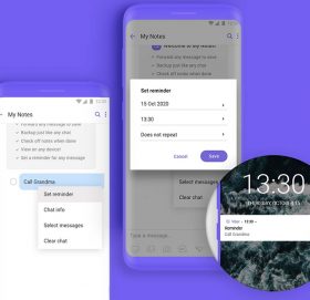 भाइबरले प्रयोगकर्ताले ‘माइ नोट्स’मा दशैंको लागि रिमाइण्डर सेट गर्न मिल्ने