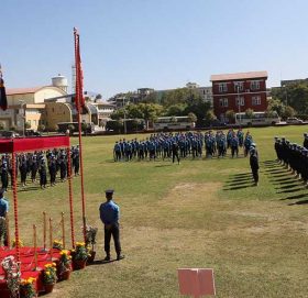 शान्ति मिसनमा जाने १८० प्रहरीको बिदाइ
