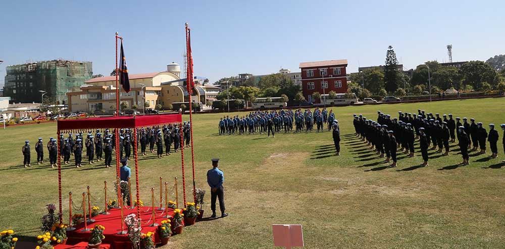 शान्ति मिसनमा जाने १८० प्रहरीको बिदाइ
