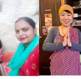 जापान बस्ने हेमाद्धारा अपांग महिलालाई आर्थिक सहयोग