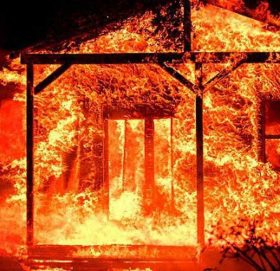 रुगिन स्वास्थ्य चाैकीमा आगलागीबाट एक करोड बढिकाे क्षेती