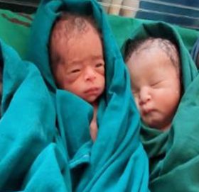 २८ वर्षीया महिलाले जन्माइन् पाँच शिशु