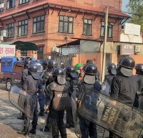 प्रदेश ५ : प्रदेशसभा घेराउ रोक्न व्यापकरुपमा प्रहरी परिचालन