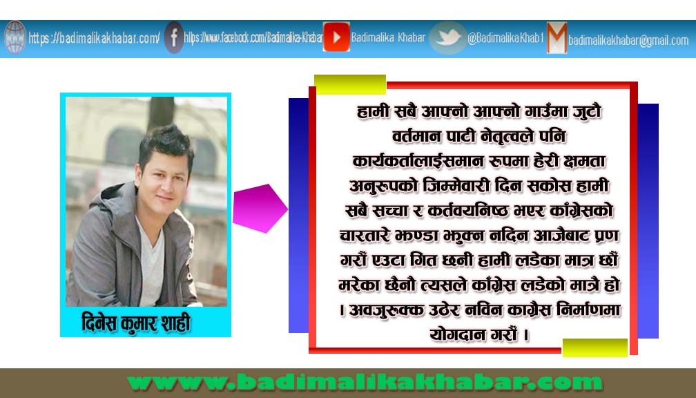 नेबिसंघ नेता शाहीले पार्टीकाे बैठकमा बुझाए लिखित सुझाव