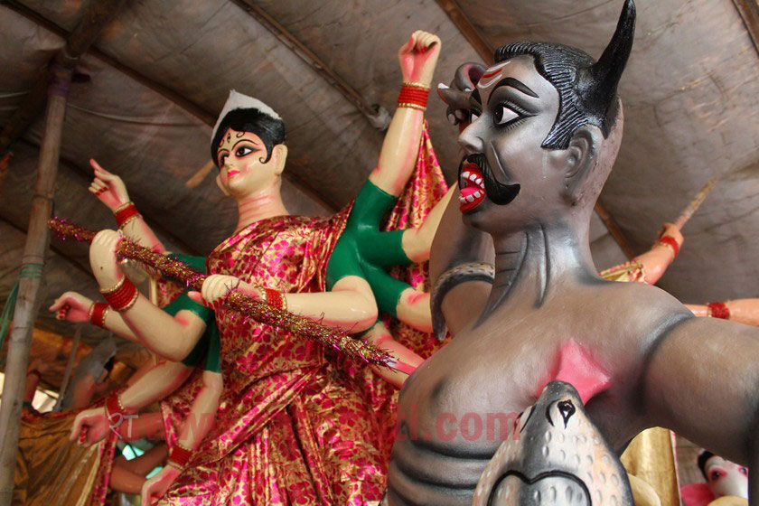 नवरात्रको आठौँ दिनः आज कालरात्रि देवीको पूजा आराधना गरिँदै