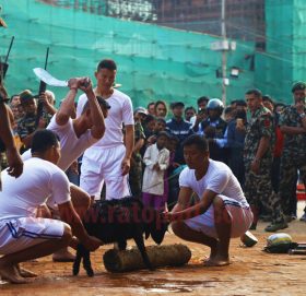 महानवमी पर्व : दुर्गा भवानीको पूजा आराधना गरी बलि दिएर मनाइँदै