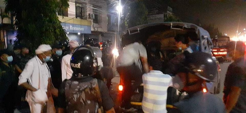 मुख्यमन्त्री सवार गाडी तोडफोड गरेको आरोपमा कांग्रेसका ९ जना नेता–कार्यकर्ता पक्राउ