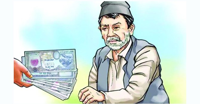 एकल पुरूषले पायो मासिक भत्ता